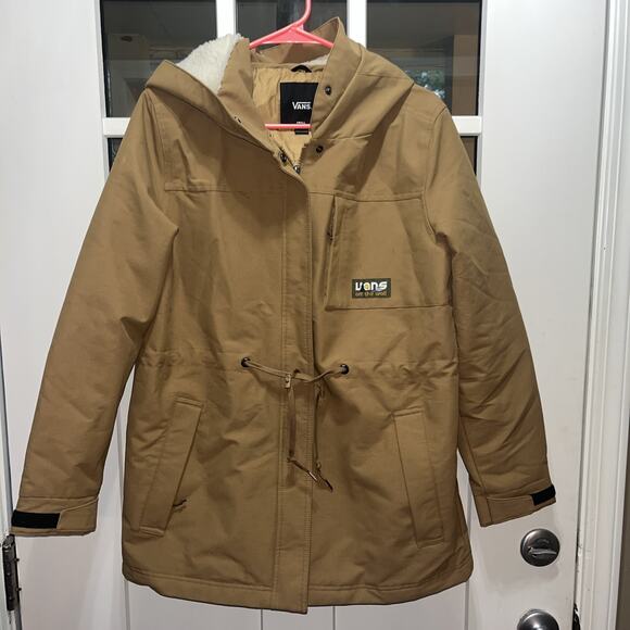 Vans Parka Drill Long II Chore MTE Cobblestone Beige Women's Small (S) - Picture 1 of 12